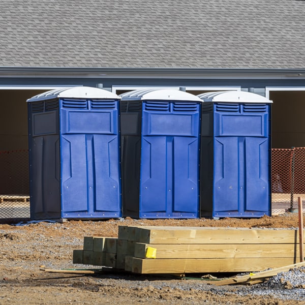 how do you ensure the porta potties are secure and safe from vandalism during an event in Arthur